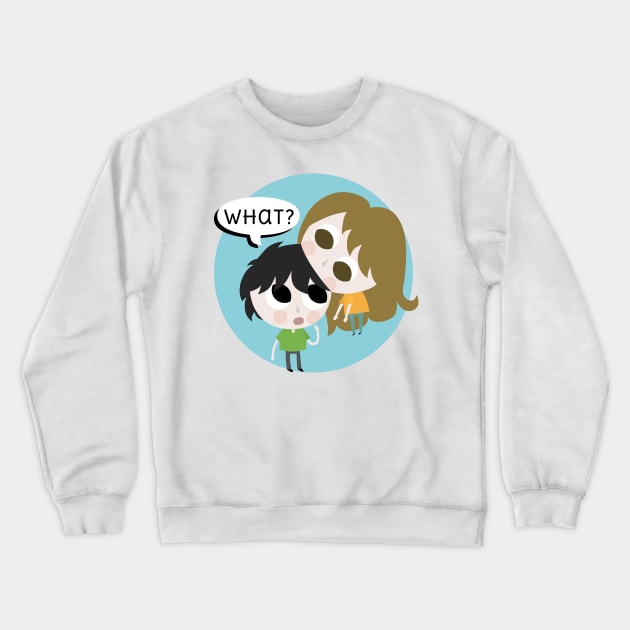 chewing head Crewneck Sweatshirt by maybeeloise